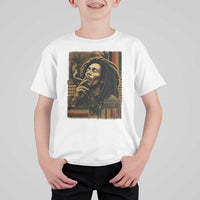 Vintage Marley Guitarist T Shirt For Kid Rastaman Rastafari Music Vibes Only Rasta Jamaica Reggae - Wonder Print Shop
