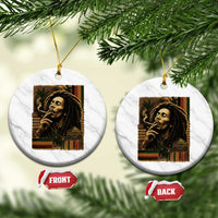 Vintage Marley Guitarist Ceramic Ornament Rastaman Rastafari Music Vibes Only Rasta Jamaica Reggae - Wonder Print Shop