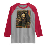 Vintage Marley Guitarist Raglan Shirt Rastaman Rastafari Music Vibes Only Rasta Jamaica Reggae - Wonder Print Shop