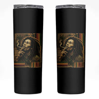 Vintage Marley Guitarist Skinny Tumbler Rastaman Rastafari Music Vibes Only Rasta Jamaica Reggae - Wonder Print Shop
