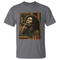 Vintage Marley Guitarist T Shirt Rastaman Rastafari Music Vibes Only Rasta Jamaica Reggae - Wonder Print Shop
