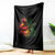 Marley Guitarist Throw Blanket Smoke Cannabis Leaf 420 Rastafari Rasta Reggae Music - Wonder Print Shop
