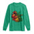 Marley Guitarist Long Sleeve Shirt Smoke Cannabis Leaf 420 Rastafari Rasta Reggae Music - Wonder Print Shop