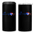 Puerto Rico Flag 4 in 1 Can Cooler Tumbler Heartbeat EKG Pulse Boricua Pride Summer Beach - Wonder Print Shop
