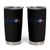 Puerto Rico Flag Tumbler Cup Heartbeat EKG Pulse Boricua Pride Summer Beach - Wonder Print Shop