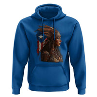 Puerto Rico Taino Warrior Woman Hoodie Boricua Pride