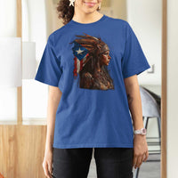 Puerto Rico Taino Warrior Woman T Shirt For Women Boricua Pride