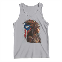 Puerto Rico Taino Warrior Woman Tank Top Boricua Pride