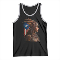 Puerto Rico Taino Warrior Woman Tank Top Boricua Pride
