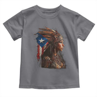 Puerto Rico Taino Warrior Woman Toddler T Shirt Boricua Pride