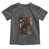 Puerto Rico Taino Warrior Woman Toddler T Shirt Boricua Pride