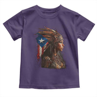 Puerto Rico Taino Warrior Woman Toddler T Shirt Boricua Pride