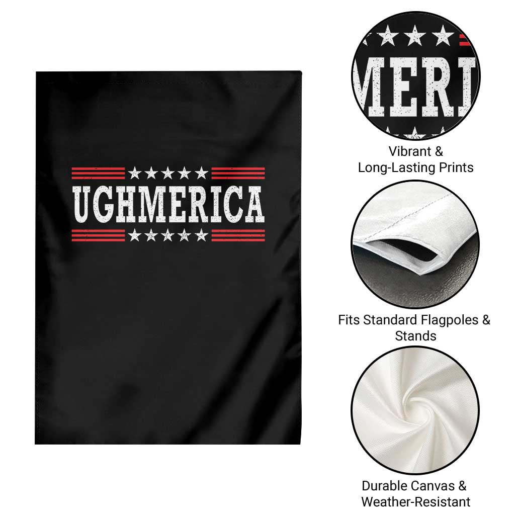 Ughmerica Anti 4th of July Garden Flag
