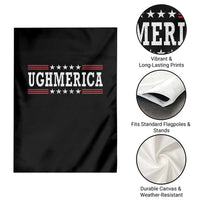 Ughmerica Anti 4th of July Garden Flag