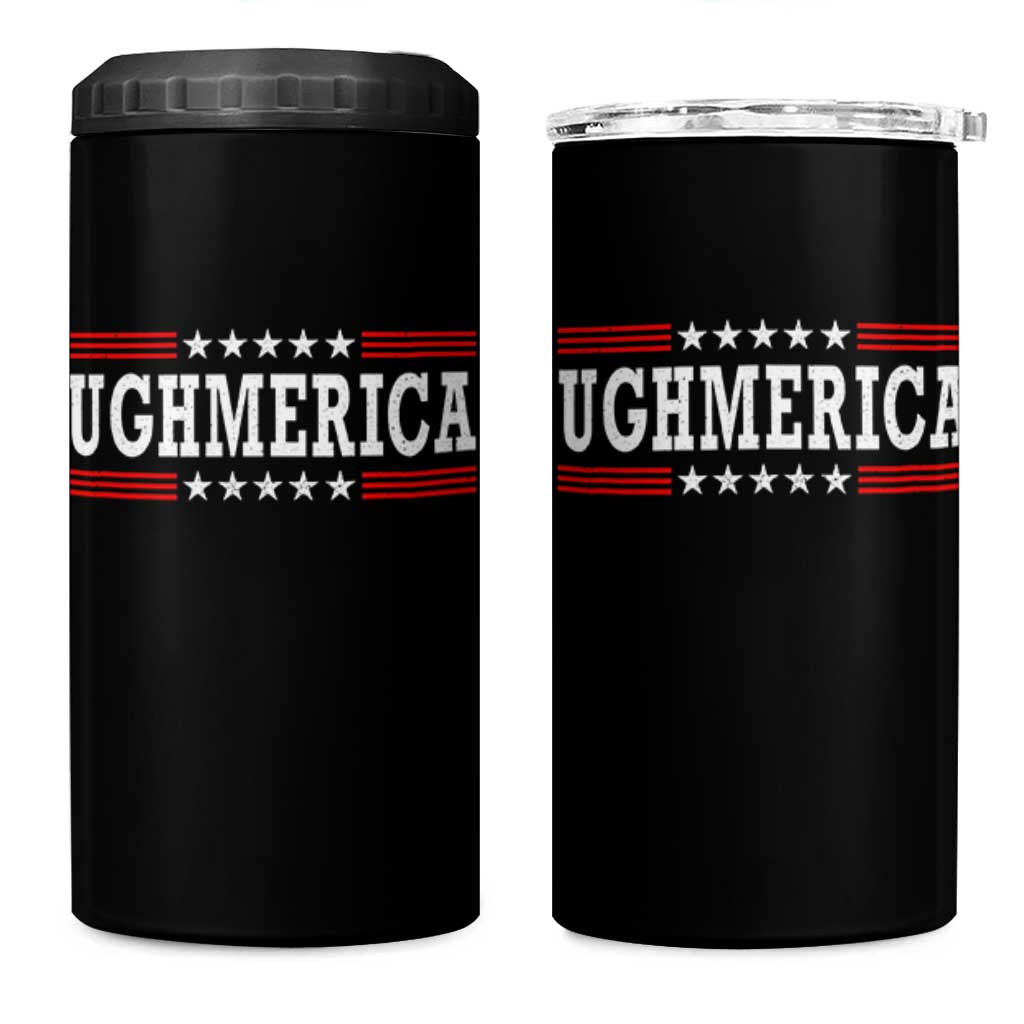 Ughmerica Anti 4th of July 4 in 1 Can Cooler Tumbler