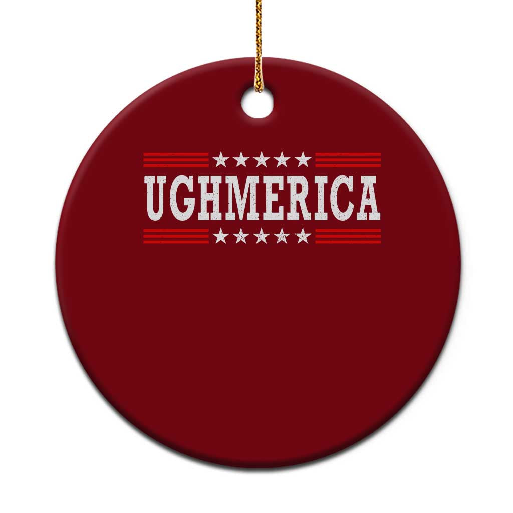Ughmerica Anti 4th of July Ceramic Ornament