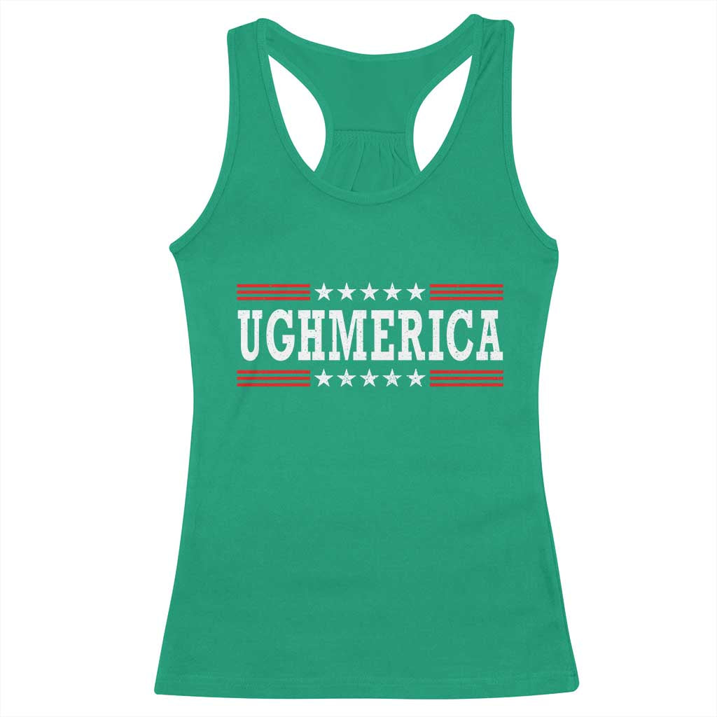 Ughmerica Anti 4th of July Racerback Tank Top