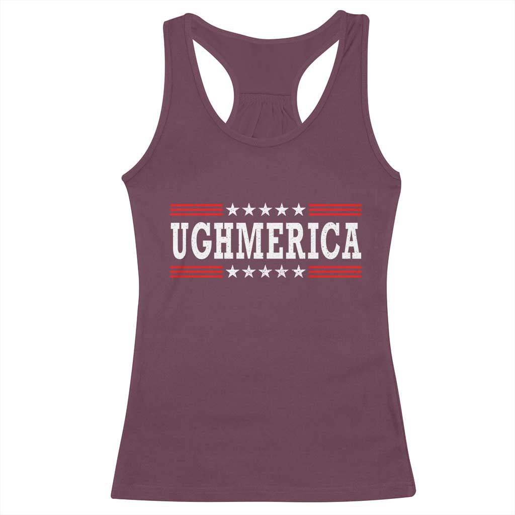 Ughmerica Anti 4th of July Racerback Tank Top