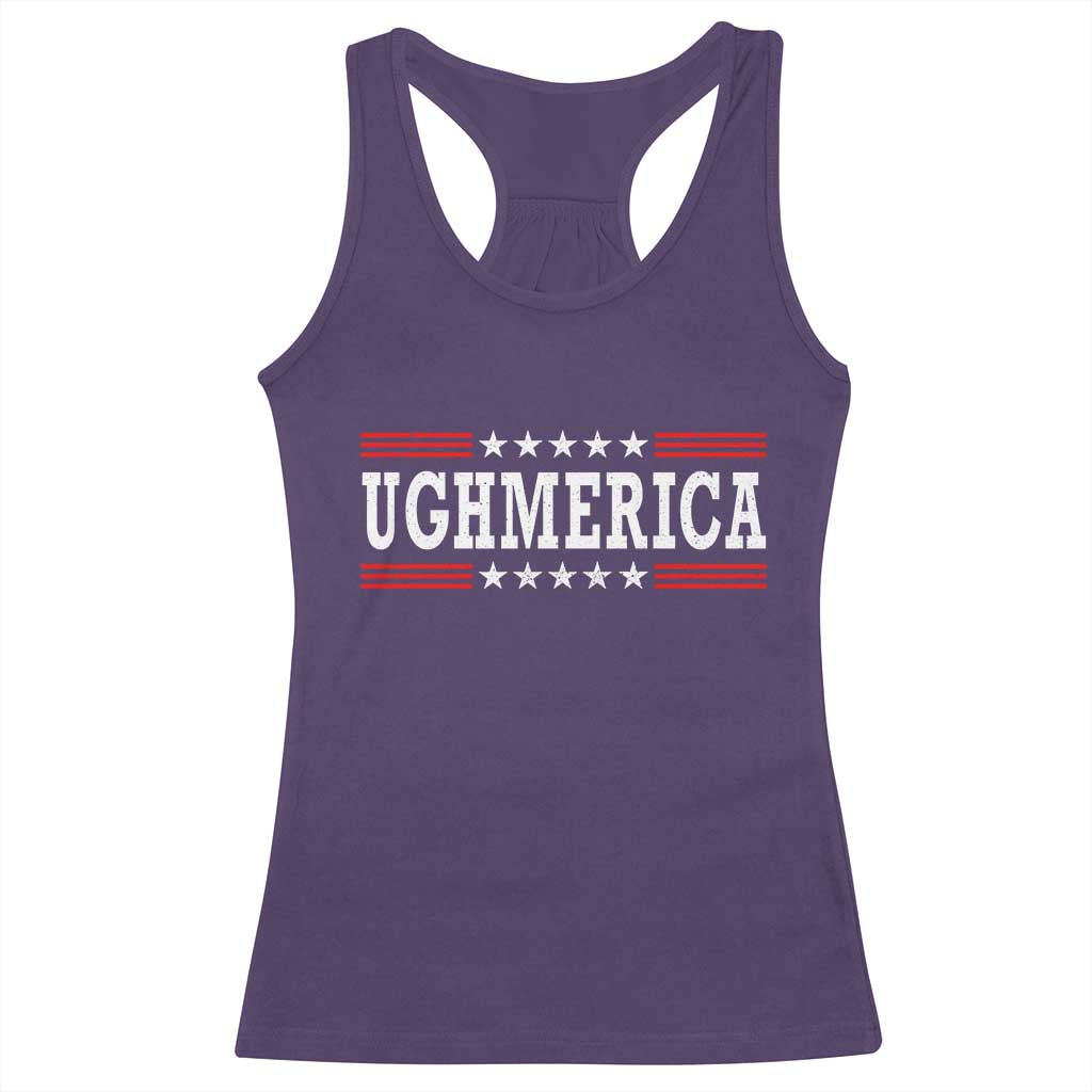 Ughmerica Anti 4th of July Racerback Tank Top