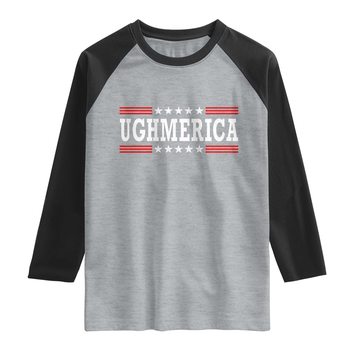 Ughmerica Anti 4th of July Raglan Shirt