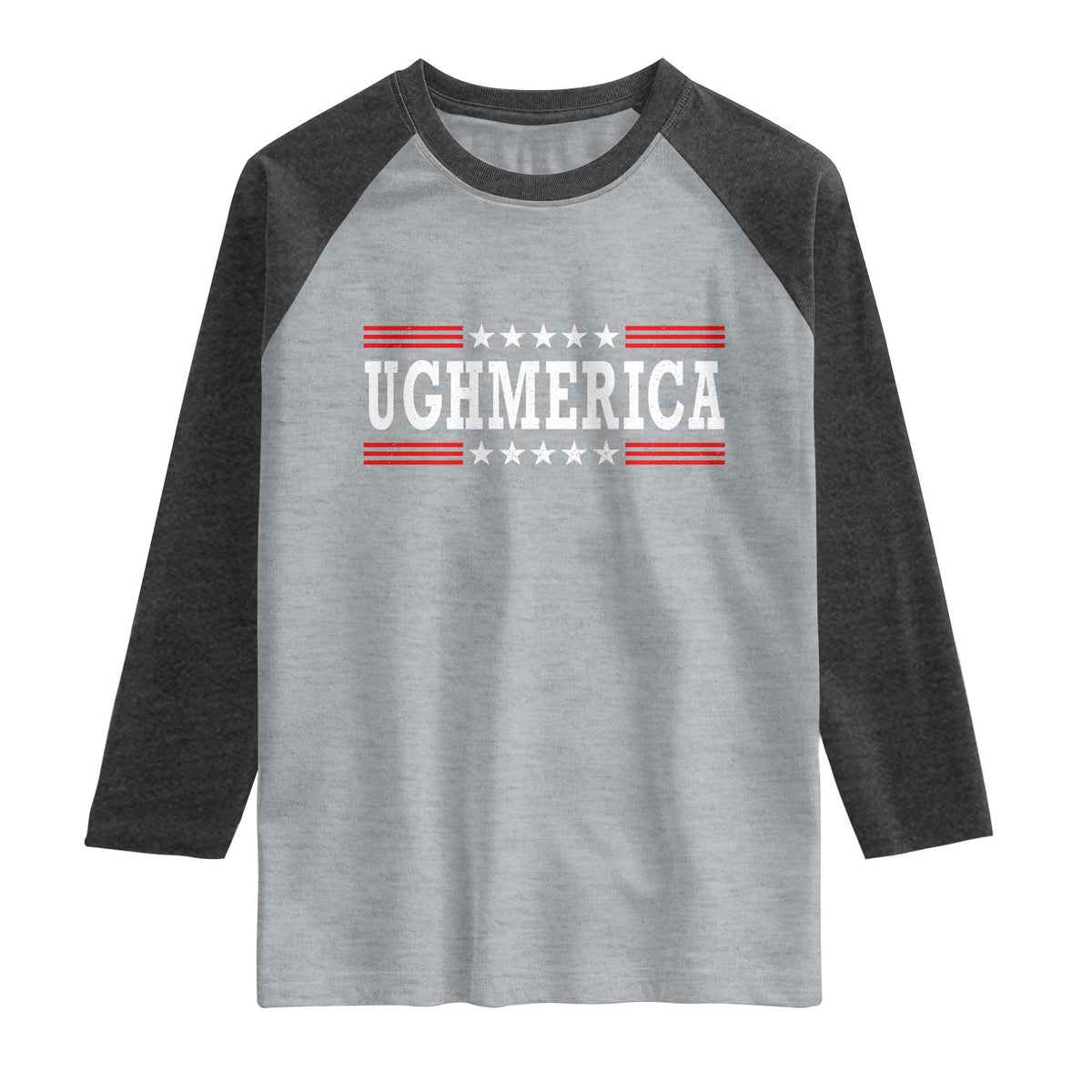 Ughmerica Anti 4th of July Raglan Shirt