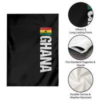 Distressed Ghana Flag Garden Flag Vintage Ghanese Flag Africa Ghanaian Heritage