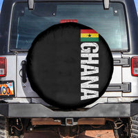 Distressed Ghana Flag Spare Tire Cover Vintage Ghanese Flag Africa Ghanaian Heritage