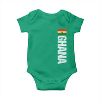 Distressed Ghana Flag Baby Onesie Vintage Ghanese Flag Africa Ghanaian Heritage