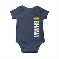 Distressed Ghana Flag Baby Onesie Vintage Ghanese Flag Africa Ghanaian Heritage