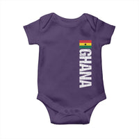 Distressed Ghana Flag Baby Onesie Vintage Ghanese Flag Africa Ghanaian Heritage