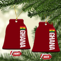 Distressed Ghana Flag Ceramic Ornament Vintage Ghanese Flag Africa Ghanaian Heritage