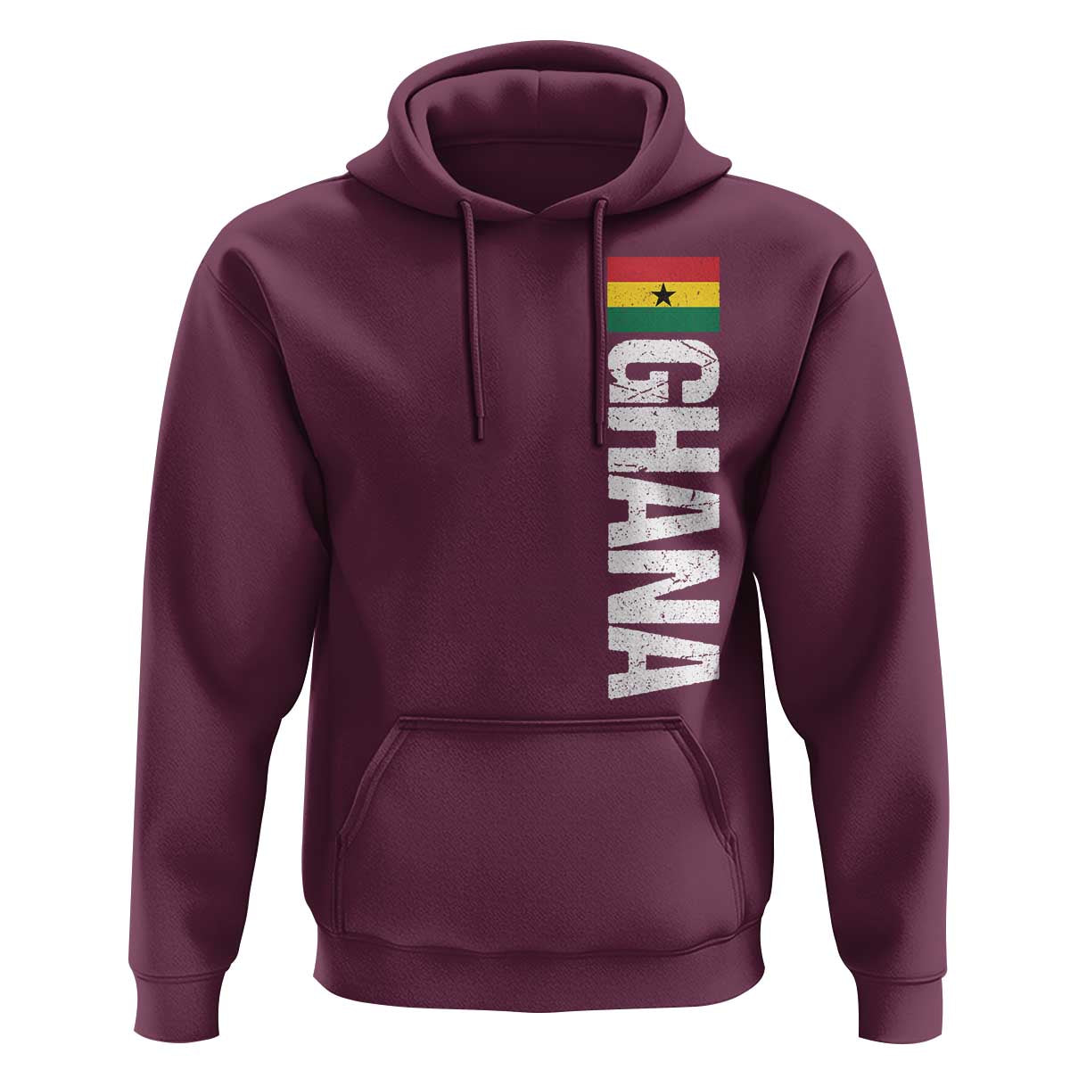 Distressed Ghana Flag Hoodie Vintage Ghanese Flag Africa Ghanaian Heritage