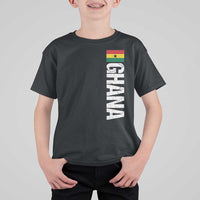 Distressed Ghana Flag T Shirt For Kid Vintage Ghanese Flag Africa Ghanaian Heritage