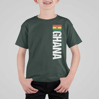 Distressed Ghana Flag T Shirt For Kid Vintage Ghanese Flag Africa Ghanaian Heritage