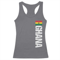 Distressed Ghana Flag Racerback Tank Top Vintage Ghanese Flag Africa Ghanaian Heritage