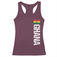 Distressed Ghana Flag Racerback Tank Top Vintage Ghanese Flag Africa Ghanaian Heritage