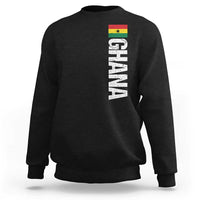 Distressed Ghana Flag Sweatshirt Vintage Ghanese Flag Africa Ghanaian Heritage