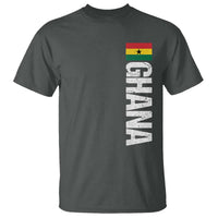 Distressed Ghana Flag T Shirt Vintage Ghanese Flag Africa Ghanaian Heritage