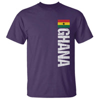 Distressed Ghana Flag T Shirt Vintage Ghanese Flag Africa Ghanaian Heritage