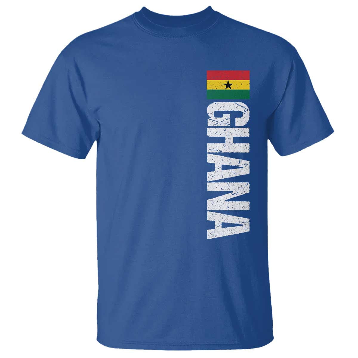 Distressed Ghana Flag T Shirt Vintage Ghanese Flag Africa Ghanaian Heritage