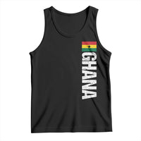 Distressed Ghana Flag Tank Top Vintage Ghanese Flag Africa Ghanaian Heritage