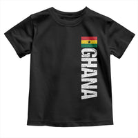 Distressed Ghana Flag Toddler T Shirt Vintage Ghanese Flag Africa Ghanaian Heritage