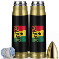 Vintage Distressed Ghana Flag Bullet Tumbler Ghanaian Heritage Africa Ghanese Roots