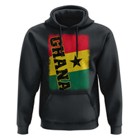 Vintage Distressed Ghana Flag Hoodie Ghanaian Heritage Africa Ghanese Roots