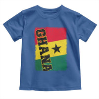 Vintage Distressed Ghana Flag Toddler T Shirt Ghanaian Heritage Africa Ghanese Roots