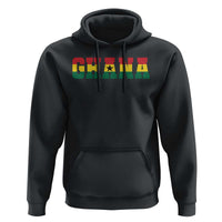 Ghana Flag Hoodie Varsity Lettering Design Ghanaian Pride Heritage Graphic