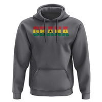 Ghana Flag Hoodie Varsity Lettering Design Ghanaian Pride Heritage Graphic