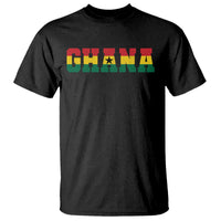 Ghana Flag T Shirt Varsity Lettering Design Ghanaian Pride Heritage Graphic
