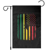 Ghana American Flag Garden Flag Vintage Ghanaian Pride Heritage Graphic for Ghanaian Americans