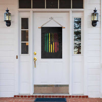 Ghana American Flag Garden Flag Vintage Ghanaian Pride Heritage Graphic for Ghanaian Americans